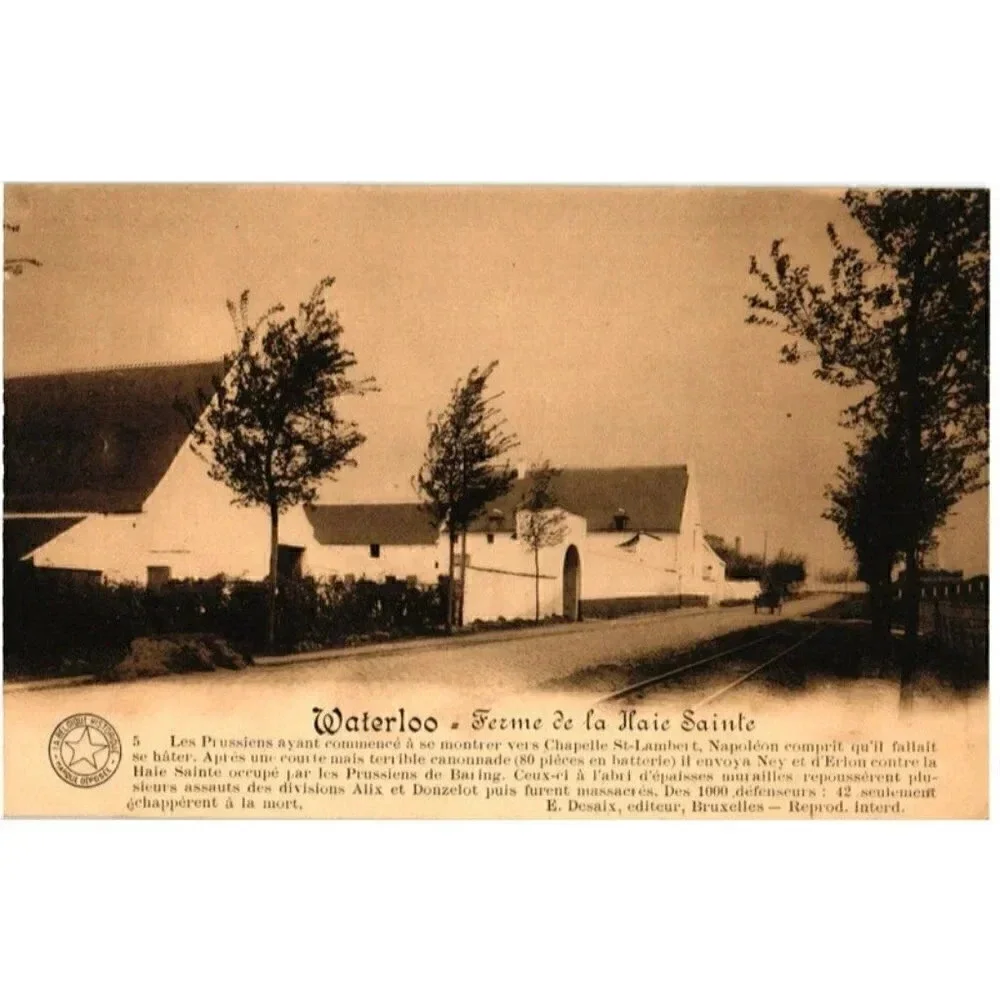 Waterloo Ferme de la Haie Sainte Postcard